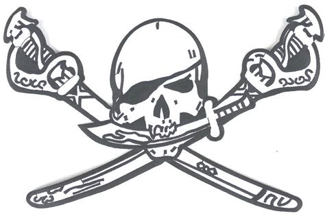 High Quality Low Price Jolly Roger With Crossed Swords