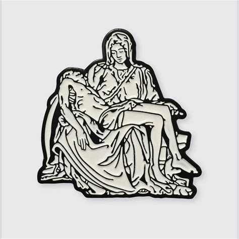 Image Result For Pieta Drawing Enamel Pins Drawings Michelangelo