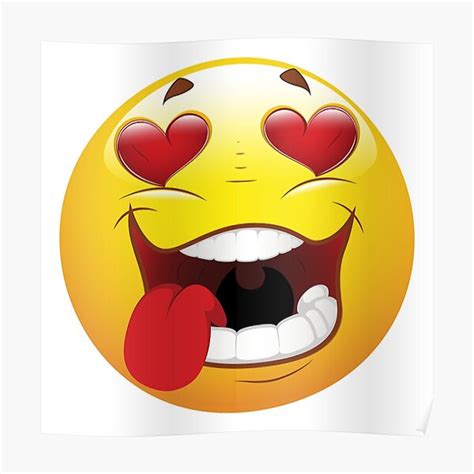Quotangry Smiley Face Emoticonquot Poster By Allovervintage