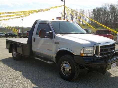 Find Used 2003 Ford F 350 4x4 Flatbed 60 Diesel Power Stroke In