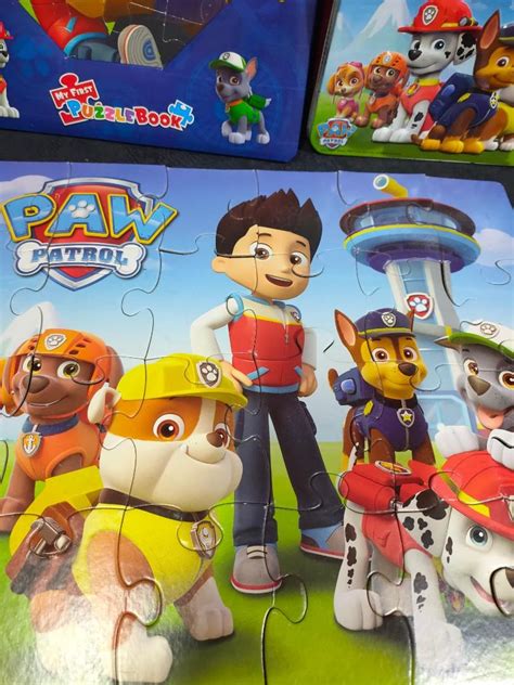 Paw Patrol Box Of 24 Piece Jigsaw Puzzle And Puzzle Board Book Hobbies