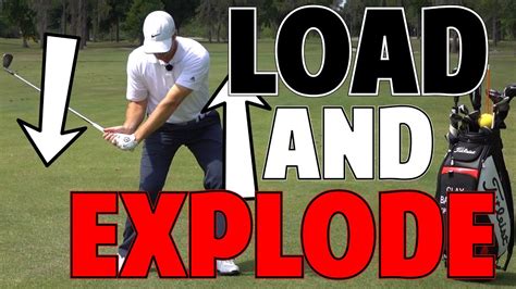 How To Increase Golf Swing Speed Load And Explode Youtube