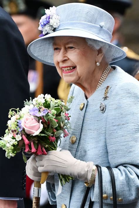 Queen Elizabeth Ii During The Traditional Ceremony Of The Keys At