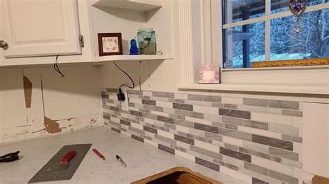 How To Peel And Stick Backsplash My Repurposed Life®