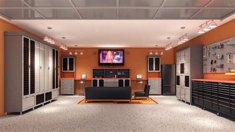 Creating The Ultimate Man Cave In The Garage Home Trends