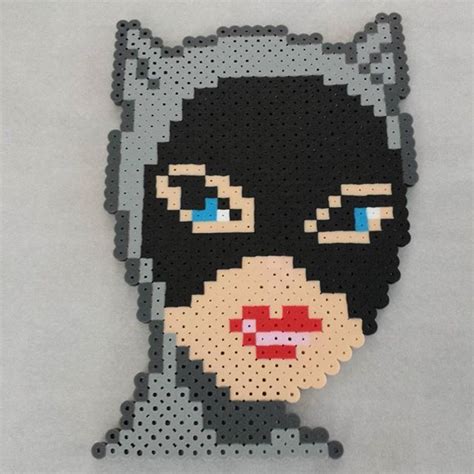 Catwoman Perler Beads By Atomserrano Perler Beads Designs Perler