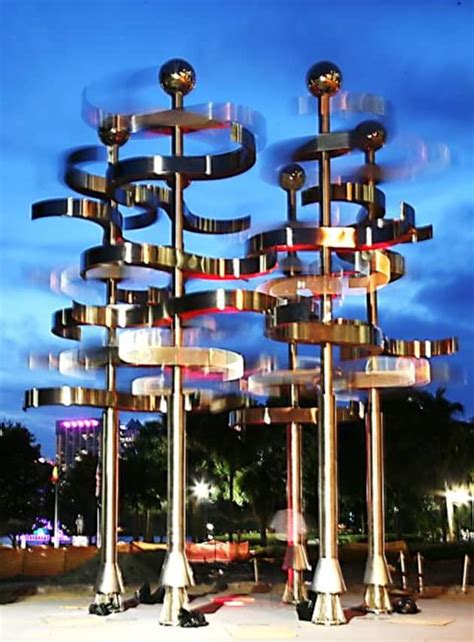 Kinetic Wind And Light Sculpture Union Codaworx