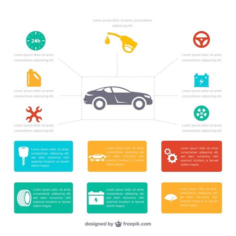 Car Infographic Vector Free Download
