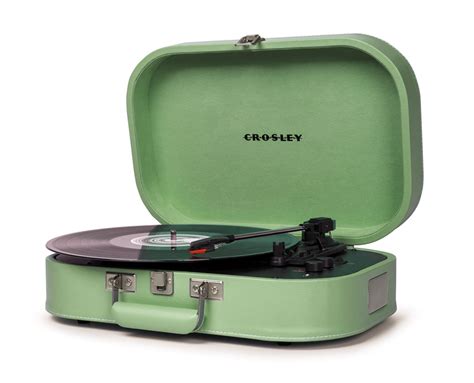 Green Record Player Crosley Discovery Seafoam Green Turntable Hmv Store