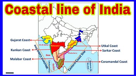 How To Learn Coastal Line Of India Youtube