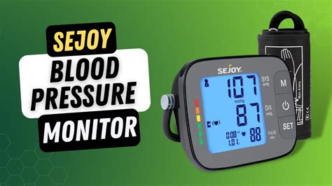 Automatic Blood Pressure Cuff By Sejoy Youtube