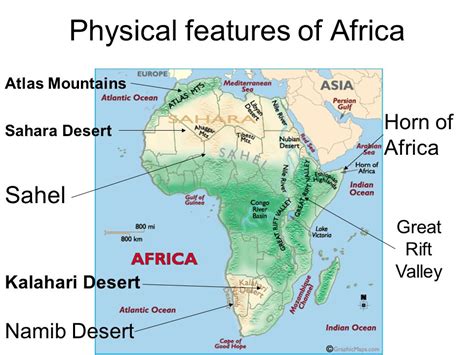African deserts map showing location of all the deserts in africa continent. Africa