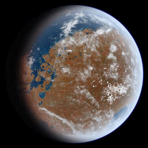 Evidence For An Ancient Martian Ocean Aas Nova