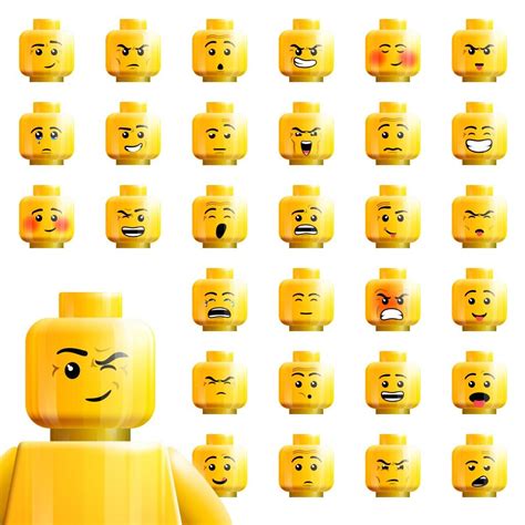 Emoties Kringactiviteiten Lego Faces Lego Party Emotions