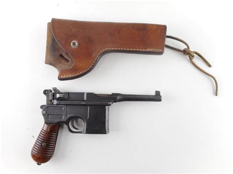 Rare Mauser Model C96 Red 9 Broomhandle Bolo 1920 Rework Caliber
