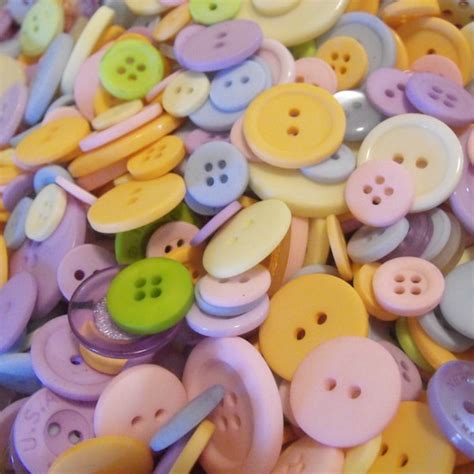 Pastel Pink Buttons Etsy