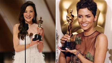 The Interesting Connection Between Michelle Yeoh And Halle Berry S Best Actress Wins At The Oscars