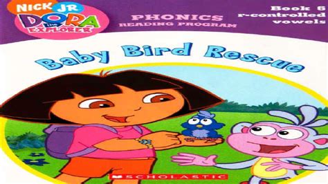 Dora The Explorer Baby Bird Rescue Kids Book Learn Phonics