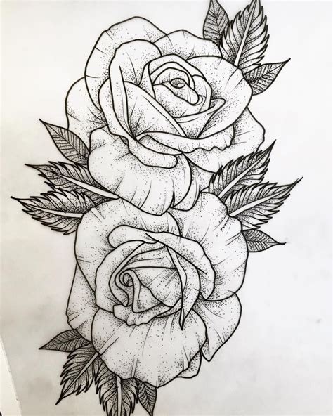 Https://tommynaija.com/tattoo/2 Rose Tattoo Design