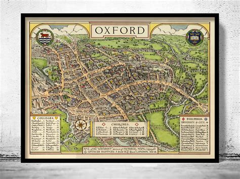 Map Of Oxford England Area