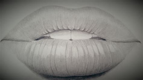 Pencil Drawing Of Lips By Dubz002 On Deviantart