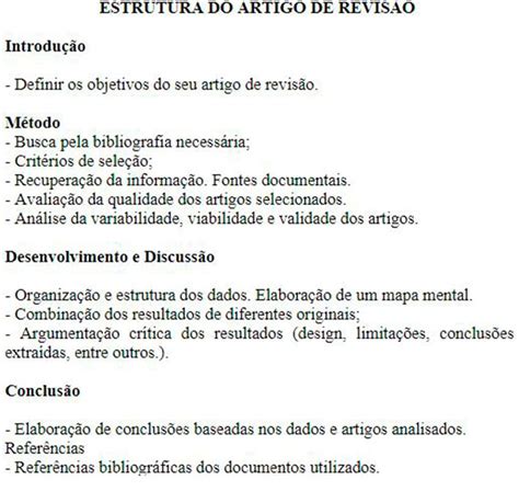 Exemplo De Metodologia Para Revis O Bibliogr Fica V Rios Exemplos My