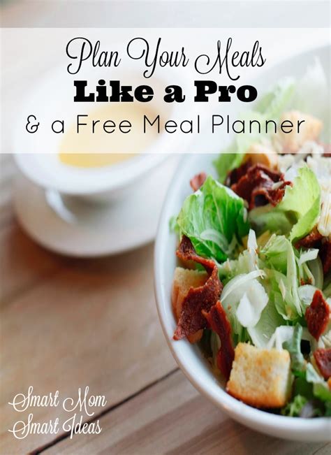 Easy Meal Planning Ideas With A Free Meal Planner Printable