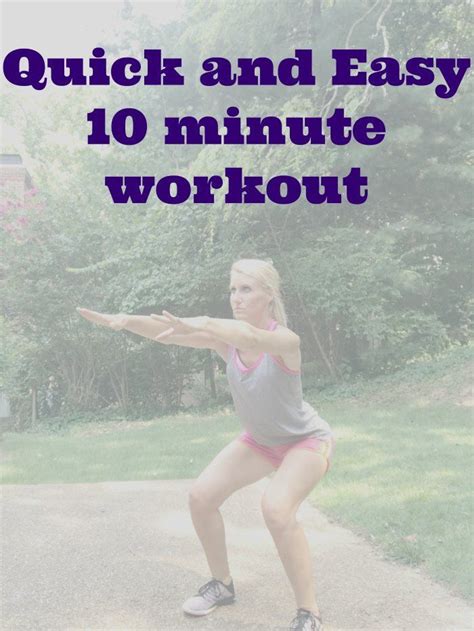 Quick And Easy 10 Minute Home Workout At Home Workouts No Equipment