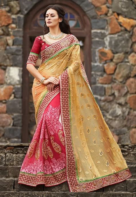 designer wedding sarees most beautiful types of sarees in india ~ online saree shopping