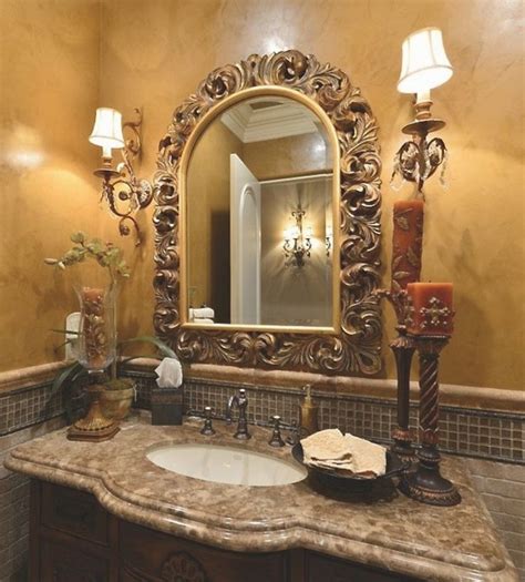 Breathtaking 82 Luxurious Tuscan Bathroom Decor Ideas