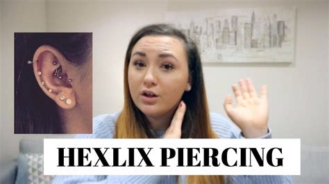 New Helix Piercing Experience Pain And Aftercare Youtube