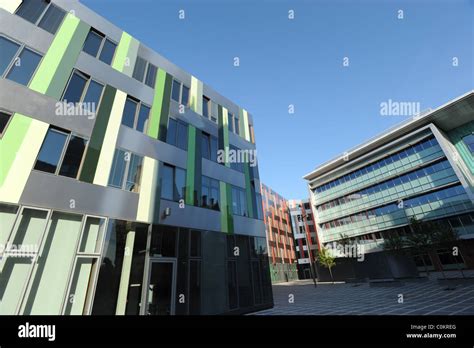 Modern Architectural Buildings On Sheffield University Campus Stock