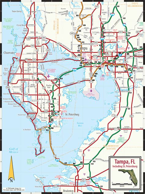 Large Tampa Maps For Free Download And Print High Resolution And