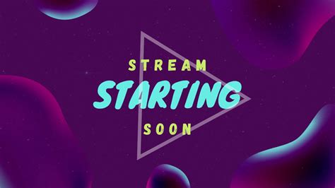 Free Stream Starting Soon Template Youtube Or Twitch Stream Templates