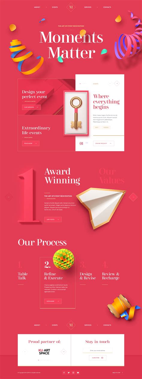 Dribbble Websitedesigneventagency By Mike Creative Mints