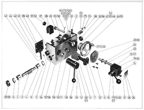 Myford Ltd Exploded Parts Diagram