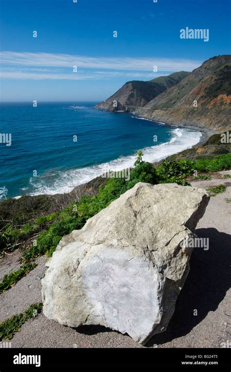 Big Sur Pacific Coastal Highway California Usa Stock Photo Alamy