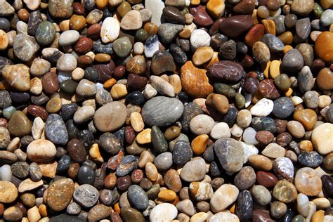Colorful Pebbles On Beach Naturetime