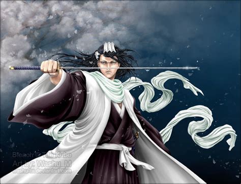 Bleach Kuchiki Byakuya By Washu M On Deviantart