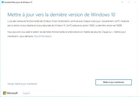 Télécharger Et Installer Mise à Jour Windows 10 1803
