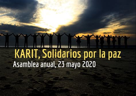 Asamblea Anual De Karit Solidarios Por La Paz 23 Mayo 2020