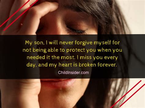 10 Emotional Mother Grieving The Loss Of A Son Quotes Child Insider