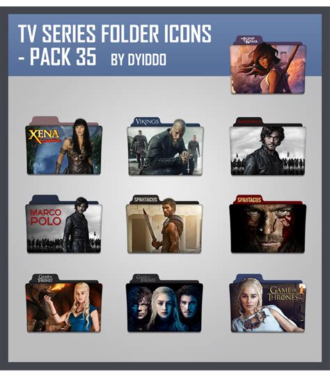 Tv Series Folder Icons Pack 35 By Dyiddo On Deviantart