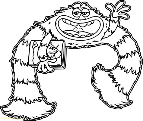Monster Logo Coloring Pages At Free Printable