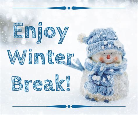 Enjoy Your Winter Break Garfield Heights City Schools