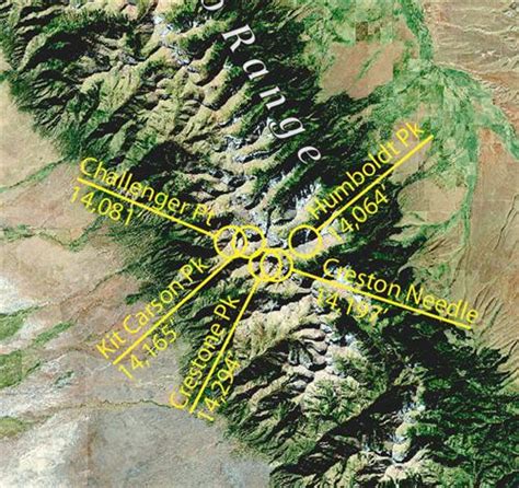 Colorado Rocky Mountains Satellite Image 3 Dimension Raised Relief Map