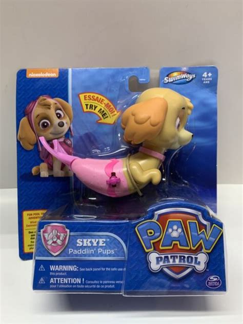 Swimways Paw Patrol Paddlin Pups Chase Water Bath Toy For Sale Online