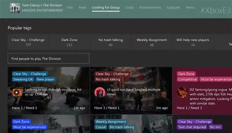 Heres What We Learned About Xbox Clubs Arena Looking For Group And