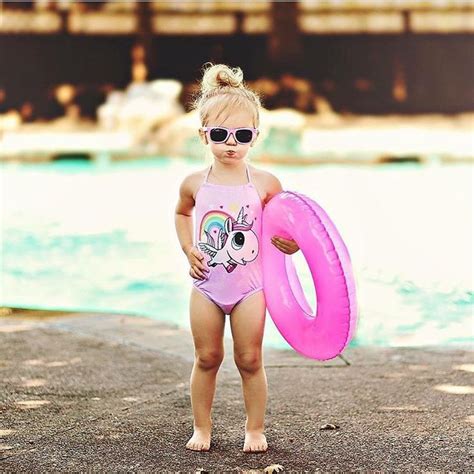 Girls One Piece Swimsuit Toddlers Halter Bathing Suit Etsy In 2021