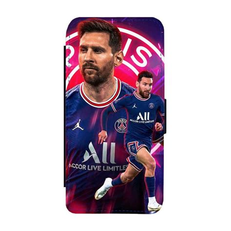 Lionel Messi 2021 Psg Iphone X Flip Wallet Case